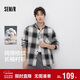 森馬（Semir）[商場(chǎng)同款]長(cháng)袖襯衫男純棉格紋外套2025春季上衣寬松101125105106