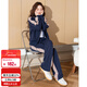 唐獅（TonLion）2025秋女短款外套闊腿長(cháng)褲兩件套套裝