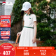 FILA斐樂(lè )童裝兒童連衣裙2025年夏季網(wǎng)球裙女童大小童運動(dòng)裙子
