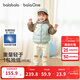 巴拉巴拉童裝兒童羽絨服寶寶女童男童2025年冬季保暖外套寶寶上衣萌趣輕薄 咖藍小熊-白鴨絨 90 充絨量32g 適合1-2歲