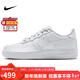 耐克NIKE女大童空軍一號AF1 新年禮物 運動(dòng)鞋DH2920-111白36.5