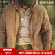 馬登工裝美式復古J141連帽夾克男加絨保暖棉衣秋冬防風(fēng)男士棉服外套 卡其色 【棉襖男/衣服冬季/男外套冬季保暖/防寒服】 L