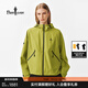 比音勒芬【防水透濕防風(fēng)】2025秋季新款女士時(shí)尚休閑戶(hù)外連帽夾克外套 54黃綠色 M （95）