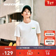 斯凱奇（Skechers）夏季情侶T恤男女印花體恤涼感針織速干短袖L224U060