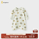 童泰（TONGTAI）嬰兒睡袍純棉寶寶睡衣兒童長(cháng)袖睡裙家居服睡袋防踢被綠色100cm