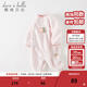 戴維貝拉（DAVE＆BELLA）童裝初生嬰兒衣服寶寶連體衣幼兒外出服冬季新款嬰童服裝女孩爬服 粉色花朵 80cm （建議身高73-80cm）