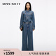 MISS SIXTY2025秋季新款萊賽爾牛仔連體褲女配腰帶復古工裝直筒褲 復古藍 XS