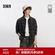 森馬（Semir）森柔牛仔|商場(chǎng)同款長(cháng)袖襯衫男牛仔外套2025秋冬季103525105101