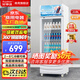 榮事達（Royalstar）展示柜大容量飲料啤酒超市保鮮立式商用冷藏柜直冷風(fēng)冷玻璃門(mén)陳列柜冰柜展示柜 白色單門(mén)下機218L【耐用節能】