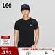 Lee商場(chǎng)同款25新品修身版圓領(lǐng)漸變效果印花Logo男短袖T恤