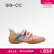 GG-CC【冒險游戲】春季新款時(shí)尚軟底賽車(chē)德訓鞋女撞色休閑板鞋G26U6715 粉色 37