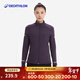 迪卡儂跑步外套女春季戶(hù)外防風(fēng)開(kāi)衫運動(dòng)服保暖騎行風(fēng)衣夾克WSDW 暗茄紫 S /38