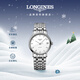 浪琴（LONGINES）瑞士手表 時(shí)尚系列 女士鋼帶機械表L43224126新年禮物