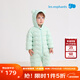 麗嬰房（Les enphants）【商場(chǎng)同款】嬰兒羽絨服哈衣厚款外出連體衣寶寶保暖羽絨服連身衣 鼠尾草綠 90cm 2歲