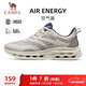 駱駝（CAMEL）輕量健步網(wǎng)面透氣男鞋跑步運動(dòng)鞋子 X14B09L7022 淺云灰 41
