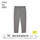 jnby by JNBY江南布衣童裝棉彈力毛圈布緊身長(cháng)款打底褲秋冬女童兒童1O8E12720 072/中雜灰 120cm