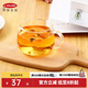 利快玻璃杯茶水分離泡茶杯帶蓋過(guò)濾帶把手實(shí)用家用辦公室喝茶杯子水杯 茶杯350ml