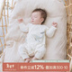 乖奇熊初生寶寶純棉連體衣春秋季長(cháng)袖睡衣無(wú)骨新生嬰兒哈衣和尚服