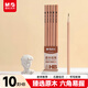 晨光（M&G）文具HB鉛筆10支 經(jīng)典原木六角木桿鉛筆 學(xué)生考試涂卡書(shū)寫(xiě)美術(shù)素描繪圖木質(zhì)鉛筆AWP304C1