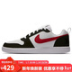 耐克NIKE男休閑鞋COURT BOROUGH運動(dòng)鞋838937-102黑白/紅42