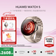 華為Watch5【咨詢(xún)領(lǐng)大額券】智能運動(dòng)健康手表X-TAP智感窗鴻蒙AI手勢操控eSIM獨立通信導航智慧控車(chē) 42mm晨曦金（爍金色鈦金屬表帶）