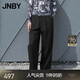 JNBY/江南布衣【100%綿羊毛】春秋季休閑褲鉛筆褲簡(jiǎn)約通勤女5O1E12250 001/本黑 M