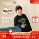 Skechers斯凱奇哆啦A夢(mèng)聯(lián)名款印花長(cháng)袖兒童純棉舒適百搭童裝上衣L325K068