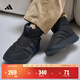 adidas ADIPUFF面包鞋保暖防滑耐磨柔軟中幫棉鞋阿迪達斯輕運動(dòng)   黑色/碳黑/皇家藍   43