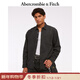 Abercrombie & Fitch美式復古舒適經(jīng)典棉質(zhì)通勤長(cháng)袖牛仔開(kāi)衫襯衫25秋冬男裝125-5284 黑色 S (175/92A)