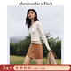 Abercrombie & Fitch【百搭V領(lǐng)T】小麋鹿圖案打底內搭上衣25秋季女裝139-5849 白色 M (165/96A)
