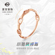 菜百首飾 18K金戒指新輕年系列Cool-酷玩個(gè)性時(shí)尚小豬鼻戒指   18K玫瑰金戒指 15號