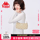 Kappa卡帕 新款正品女士時(shí)尚設計感腋下包手提包韓版百搭單肩包 米奶咖