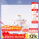 瑪戈隆特【新年禮物】荷蓮盛宴三才蓋碗茶杯茶具高級瓷器茶碗泡茶主人杯 荷蓮盛宴(三才蓋碗)