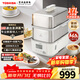 東芝（TOSHIBA）芝味蒸電蒸鍋家用雙層大容量蒸汽鍋全自動(dòng)嬰兒適用燉蒸煮一體多功能鍋  ES-20MSTC