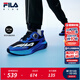 斐樂(lè )FILA兒童童鞋跑步鞋2025年冬季新款男女童中大童兒童超跑鞋 黑/霧紗藍-BY 37 內長(cháng)23.0cm