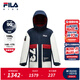 斐樂(lè )FILA兒童童裝外套2025年冬季新款男中大童寬松保暖羽絨服 夜機藍-NV 170