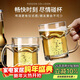 青蘋(píng)果加厚玻璃扎啤杯495ml六只 大容量網(wǎng)紅精釀啤酒杯黑啤白啤通用