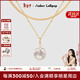 Amber Lollipop白百何同款珍珠項鏈女士蛇骨鏈吊墜新年情人節生日禮物送女友老婆 金色套裝（圓珠鏈+蛇骨鏈）