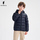 POLOWALK童裝 男女童羽絨服輕薄2026兒童鴨絨保暖外套休閑 藏青 110 110cm