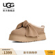 UGG冬季新款女士舒適時(shí)尚厚底純色蝴蝶結休閑一腳蹬懶人鞋1176290 SAN | 沙色 38