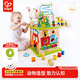 Hape多功能游戲盒 六面體串珠配對早教盒子智力玩具 男孩女孩兒童禮物 森林動(dòng)物游戲盒 18M-3Y