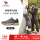 駱駝（CAMEL）復古運動(dòng)男鞋全地形跑步休閑慢跑鞋子 X14C09L7650 沙暴灰 42