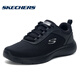 斯凱奇（Skechers）男鞋 輕便網(wǎng)面透氣軟底跑步鞋緩震運動(dòng)休閑鞋 42