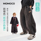 瑪米瑪卡（MOMOCO）兒童褲子男童休閑褲2026春秋韓版休閑針織褲 滿(mǎn)印 130