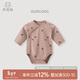 乖奇熊嬰兒純棉連體衣秋冬季新生兒衣服三角包屁衣寶寶哈衣秋款裝睡衣