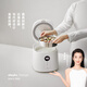 olayks立時(shí)暢銷(xiāo)日韓電飯煲家用多功能3升低糖小型電飯鍋3一4一5人 【不銹鋼蒸籠】陶白 3L