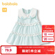 巴拉巴拉寶寶連衣裙嬰兒裙子兒童公主裙女童夏裝甜美氣質(zhì)清爽時(shí)尚 粉藍80086 100