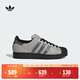 adidas SUPERSTAR II經(jīng)典貝殼頭板鞋男女阿迪達斯官方三葉草   淺灰色/暗銀金屬/黑色   41