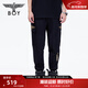 BOY LONDON春季男女同款多口袋褲子印花休閑時(shí)尚運動(dòng)工裝褲N34005 黑色 S