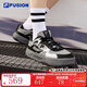 FILA FUSION斐樂(lè )男鞋潮牌時(shí)尚專(zhuān)業(yè)滑板鞋休閑鞋情侶運動(dòng)板鞋男女鞋 銀灰色/黑-GB 男款 40 男碼